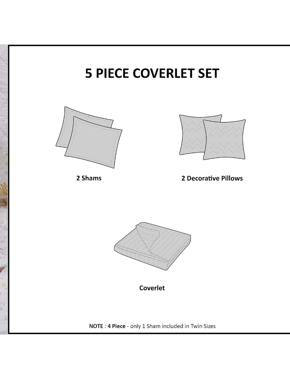Queen Quilted Cactus & Succulent Comforter Set - Pink